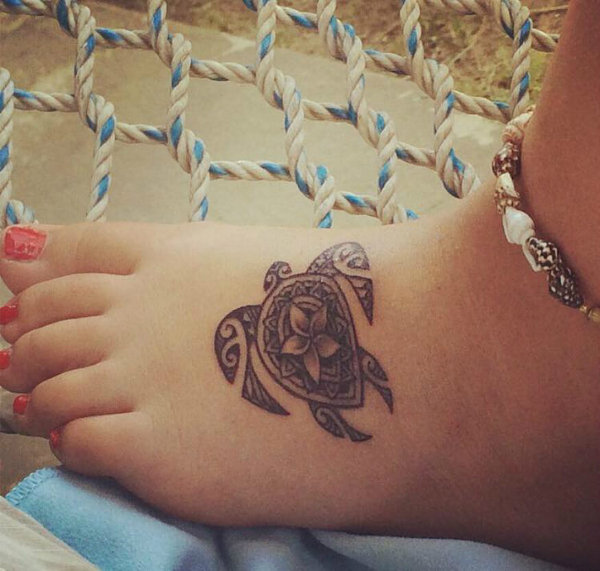 Tess - Frangipani turtle