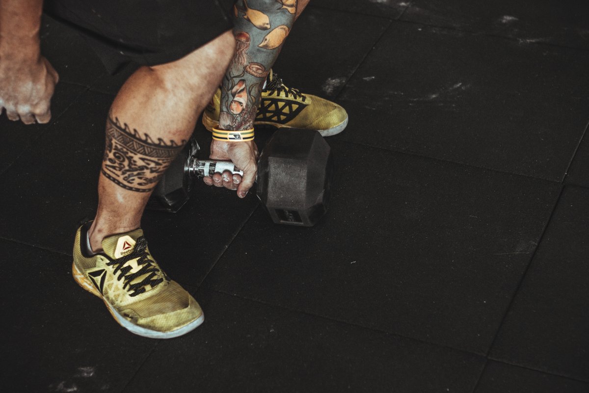 Polynesian band and full color sleeve tattoos photo: inked placement real user tattoo photo
