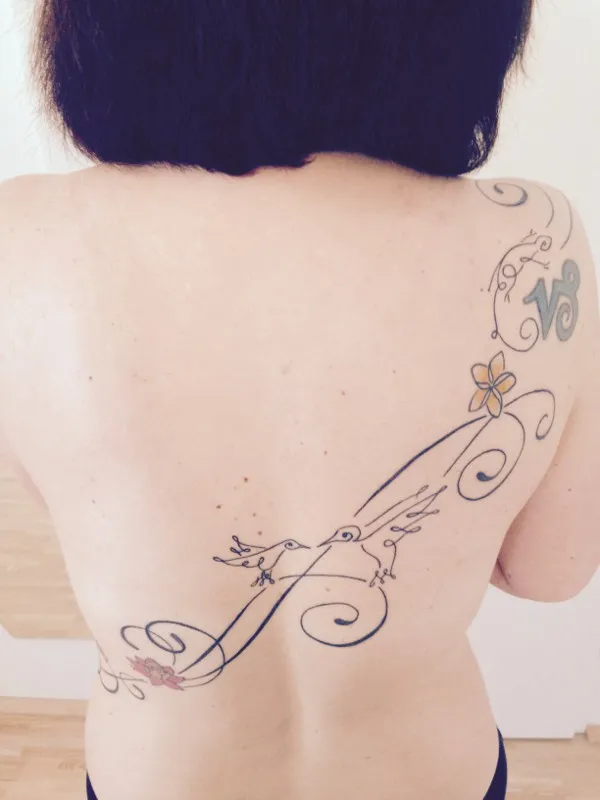 Real community tattoo placement: Michaela - Mother & daughter