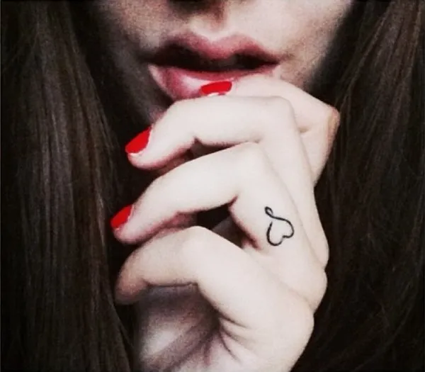 Real community tattoo placement: Missj - Infinity heart