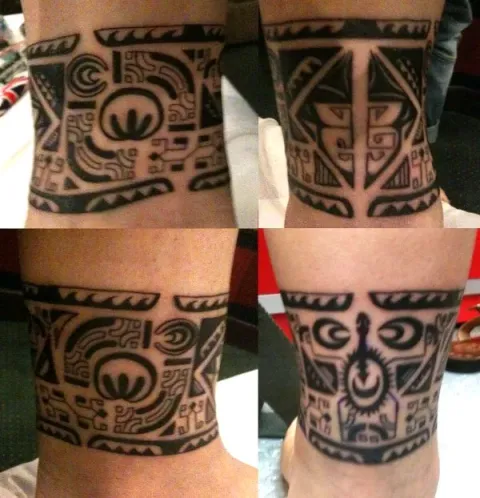 Anne - Marquesan ankle band
