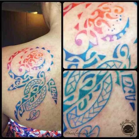 April - Haere: real inked placement tattoo photo thumbnail