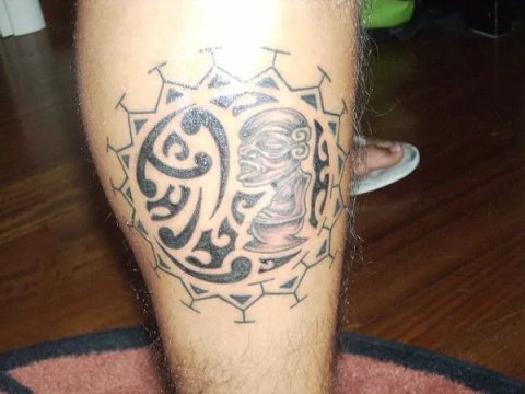 Alessandro - Sun tiki: real inked placement tattoo photo thumbnail