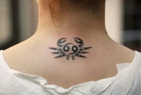 Ania - Crab: real inked placement tattoo photo thumbnail