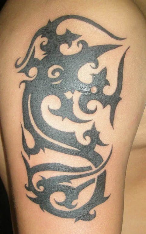 Borneo Art - Borneo: real inked placement tattoo photo thumbnail