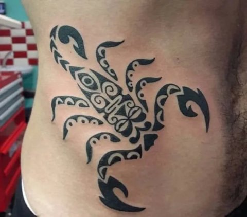 Claudio - Scorpion: real inked placement tattoo photo thumbnail