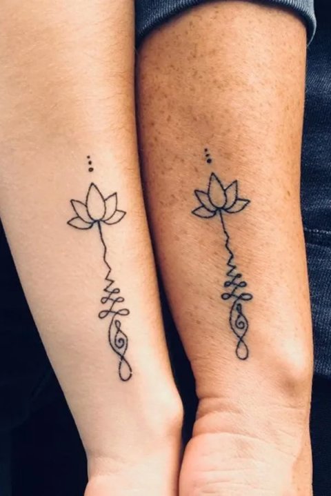 Guests - unalome lotus: real inked placement tattoo photo thumbnail
