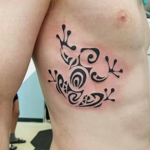 Dale - fertility frog: real inked placement tattoo photo thumbnail