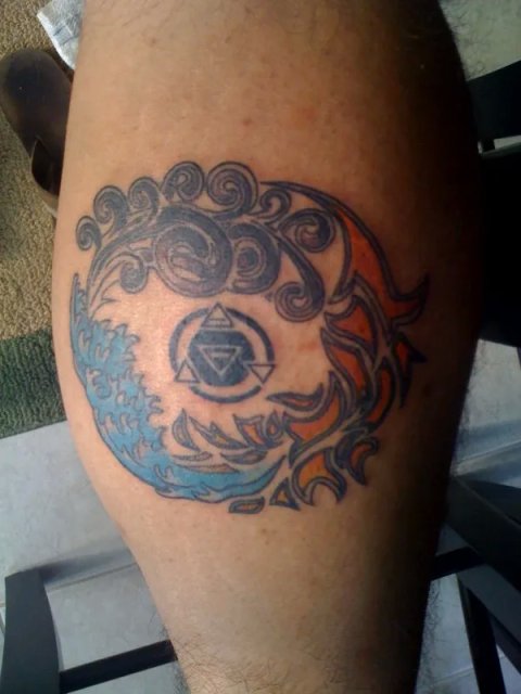 Dave - 4 Elements: real inked placement tattoo photo thumbnail