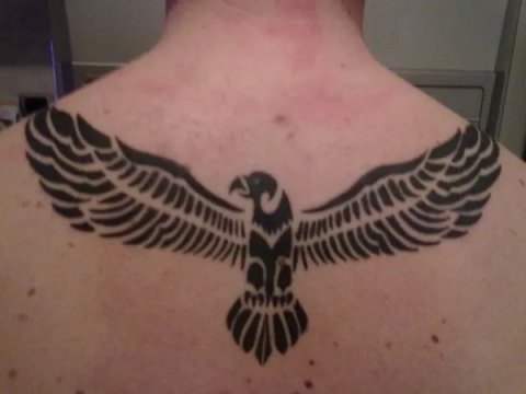 David - Eagle: real inked placement tattoo photo thumbnail