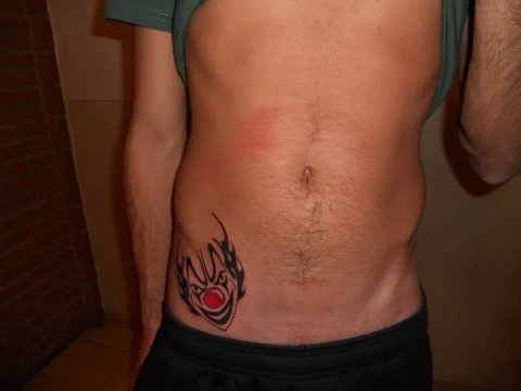 Davide - Joker: real inked placement tattoo photo thumbnail