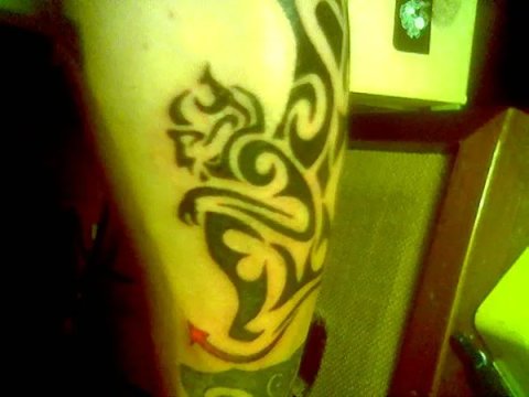 Domenico - Gargoyle: real inked placement tattoo photo thumbnail