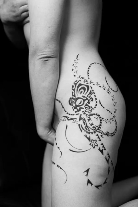 Evey - He'e: real inked placement tattoo photo thumbnail