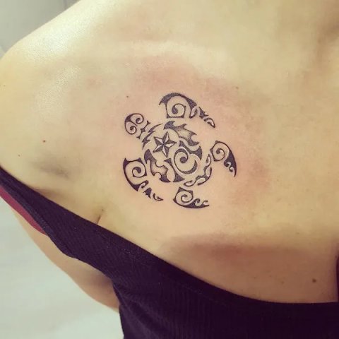 Guest - Turtle: real inked placement tattoo photo thumbnail