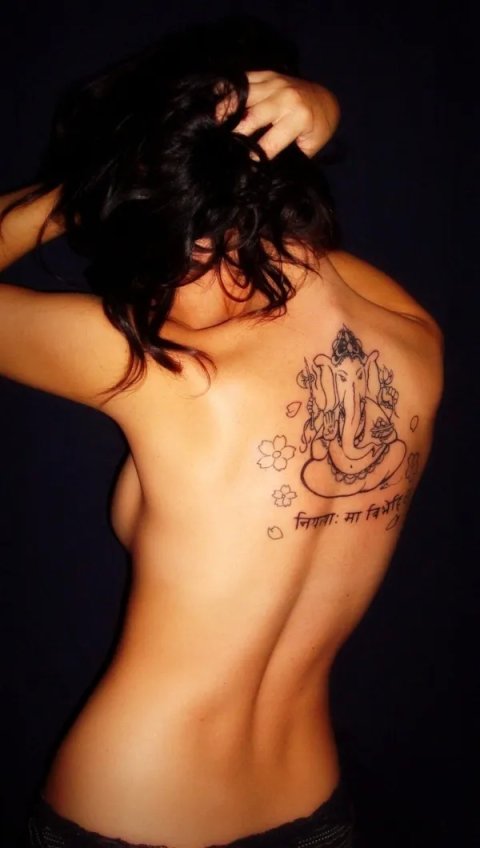 Guest - Ganesh: real inked placement tattoo photo thumbnail
