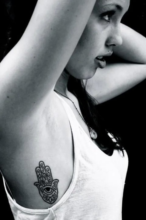 Guest - Hamsa: inked placement tattoo photo thumbnail