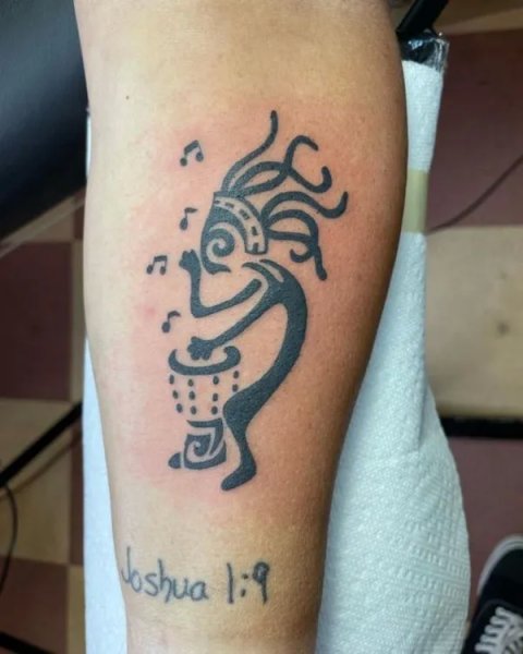 Guest - rasta kokopelli: real inked placement tattoo photo thumbnail