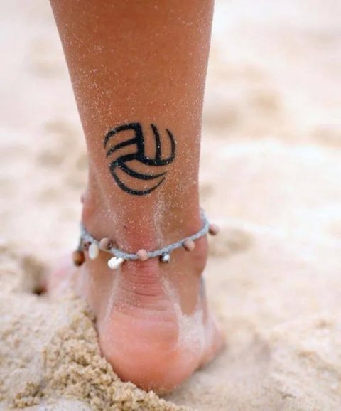 Guest - Volleyball: real inked placement tattoo photo thumbnail