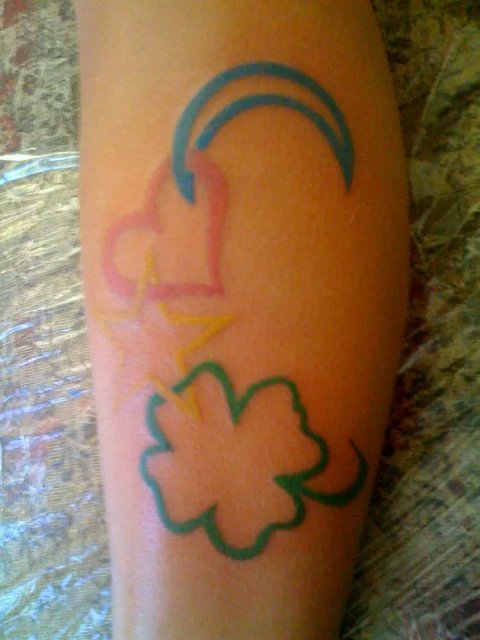 Heather - Lucky charm: real inked placement tattoo photo thumbnail
