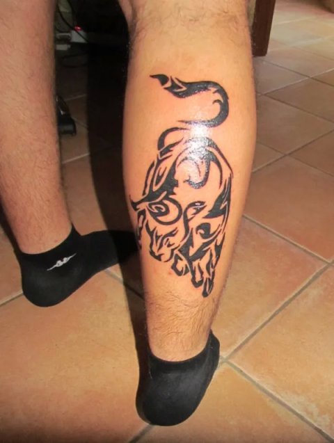 Lorenzo - bull: real inked placement tattoo photo thumbnail
