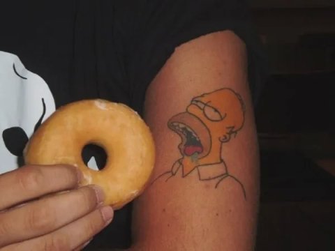 Manuel - Homer: real inked placement tattoo photo thumbnail