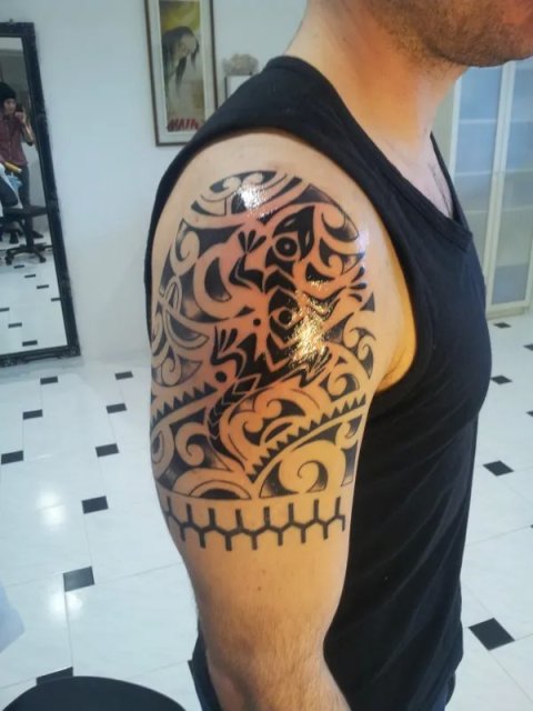 Marco - Half sleeve: real inked placement tattoo photo thumbnail