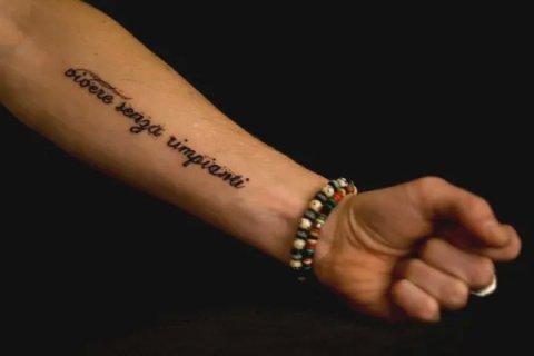 Marko - Living without regrets: real inked placement tattoo photo thumbnail