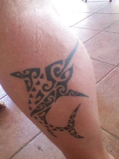 Massimiliano - Swordfish: real inked placement tattoo photo thumbnail