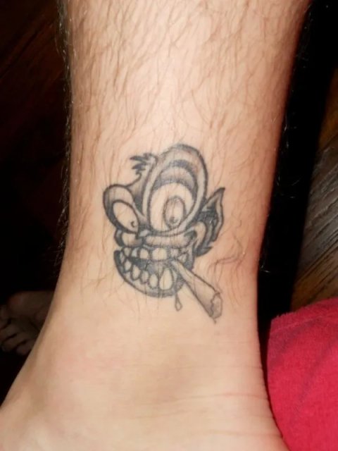 Mattia - Amsterdam monkey: real inked placement tattoo photo thumbnail