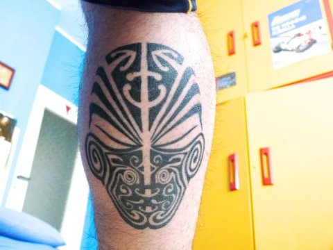 Mattia - Mask: real inked placement tattoo photo thumbnail