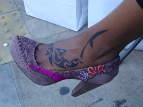 Maya - Shark: real inked placement tattoo photo thumbnail