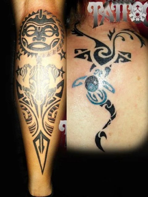 Melvin & Jahz - Polynesian: real inked placement tattoo photo thumbnail