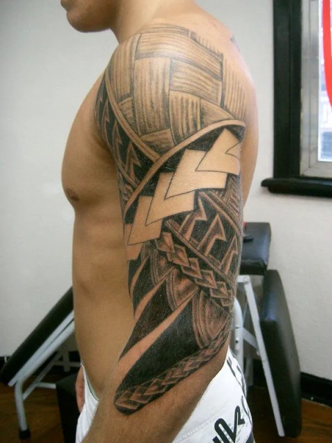 Micael - Samoan: real inked placement tattoo photo thumbnail