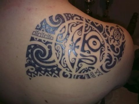 Michalis - Maori: real inked placement tattoo photo thumbnail