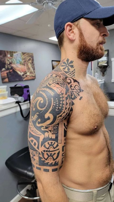 Nassim - Ha'a: real inked placement tattoo photo thumbnail