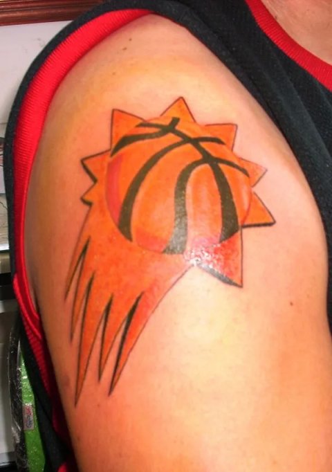 Sandro - Phoenix sun NBA: real inked placement tattoo photo thumbnail