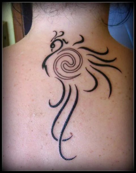 Silvia - Phoenix: real inked placement tattoo photo thumbnail