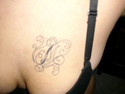 Simona - M: real inked placement tattoo photo thumbnail