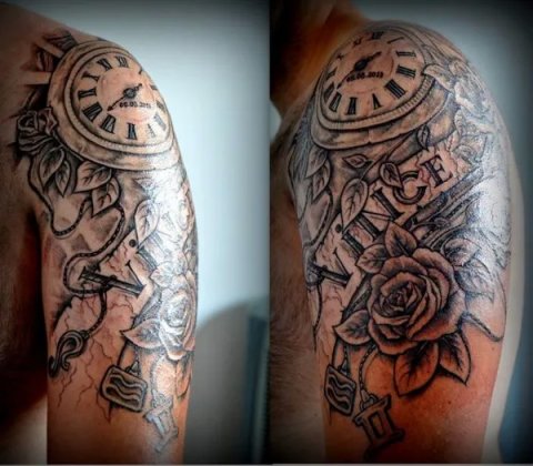 Tanne - Freehand: real inked placement tattoo photo thumbnail