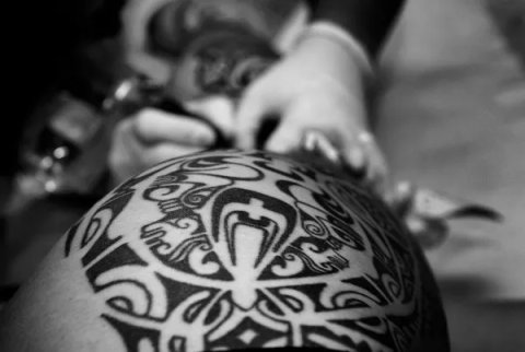 Tanne - detail: real inked placement tattoo photo thumbnail