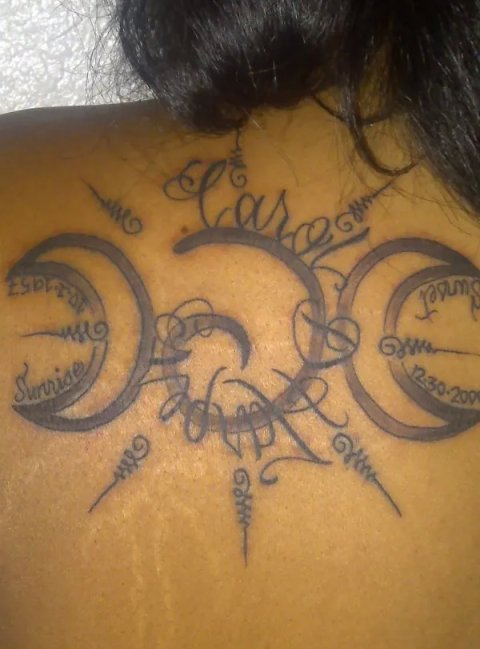 Vena - Triple Goddess: real inked placement tattoo photo thumbnail