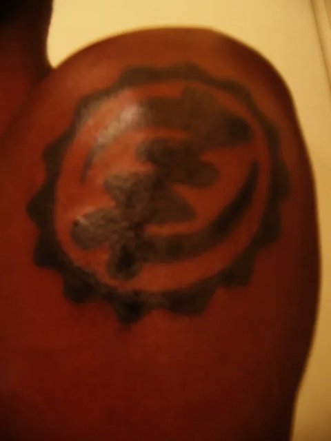 eBlack - Nyame Ye Ohene: real inked placement tattoo photo thumbnail