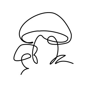Mushrooms tattoo