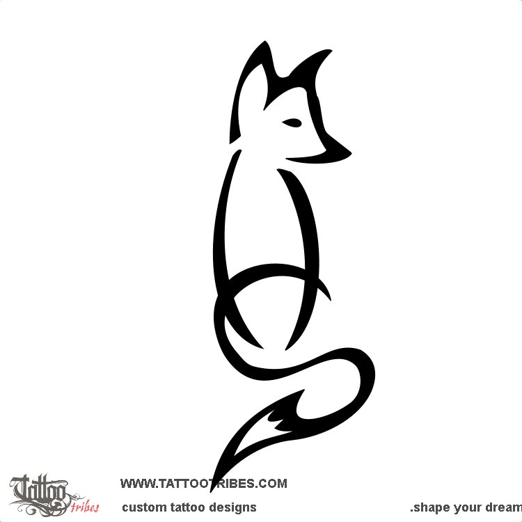 Fox MHS Fox Mhs Original Tribal Tattoo Design
