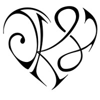 JKL heart tattoo