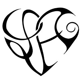 L+A heartigram tattoo