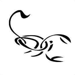 Scorpion Tattoos Free Png  Tribal Scorpion Tattoo  Free Transparent PNG  Clipart Images Download