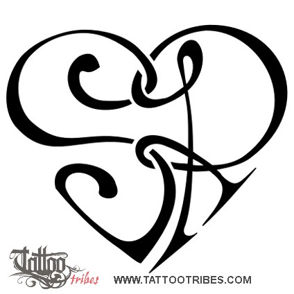 Vector illustration with branch heart Tattoo style For Valentines Day  Lovely ornate design Stock Vector Image  Art  Alamy