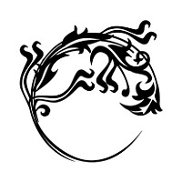 Salamander tattoo design