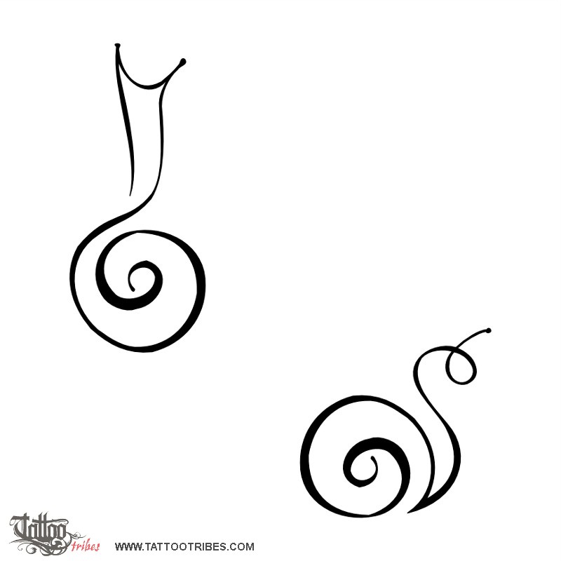 Buy Snail Temporary Tattoo Online in India  Etsy